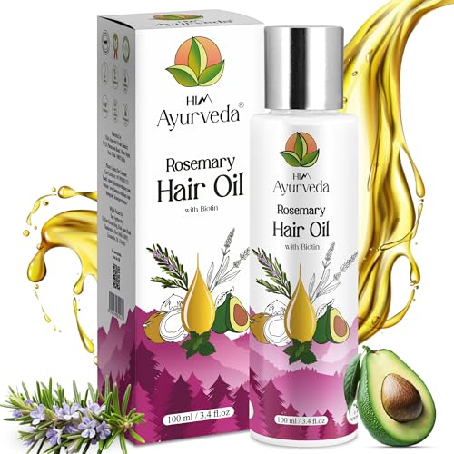 HIM AYURVEDA Rosemary Hair Oil, 100ml