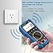 Digital Multimeter Tester,6000 Counts AC/DC Voltage&DC Current Multi Testers Voltmeter Measures Temperature/Resistance/Continuity/Diodes NCV/Date Hold
