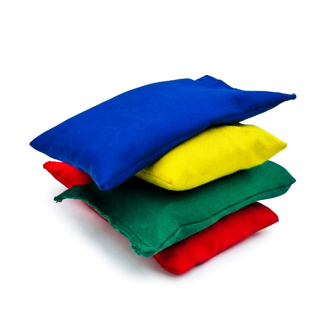 SLG Educational Shape Bean Bag Toy for Kids Set of 4 Multicolor Cotton Soft Bean Bags | Learning & Montessori Toy for Toddlers | Indoor Outdoor Physical Education Games (4, Rectangular)-image-40