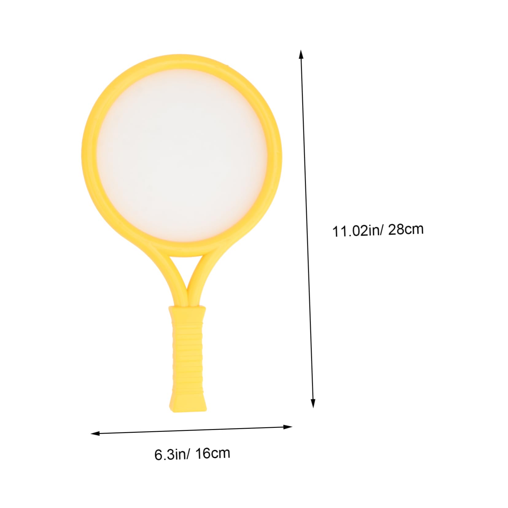 JOINPAYA 1Pair Tennis Kit Lightweight Plastic Rackets with Ball for Outdoor Beach Activity for Boys and Encourages Sports Hobbies and Active Play