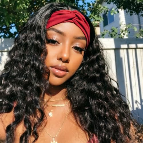 Image of DRESHOW 8 Pack Headbands for Women Yoga Knotted Headbands Elastic Criss Cross Hair Accessories Sports Head Wrap Non Slip