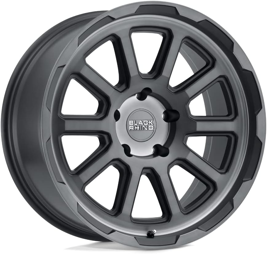 Black Rhino Hard Alloys BRCHS 17X9.5 6X5.5 BRSH-GNMTL -18MM - 1795CHS-86140G12