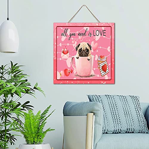 Cadre Carlin All You Need Is Love pour une ambiance farmhouse salon