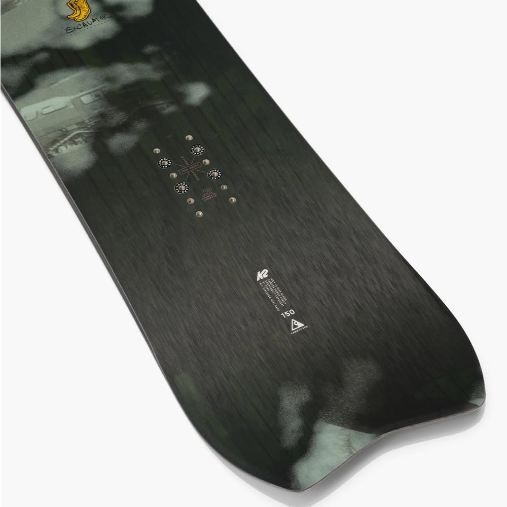 K2 - Men's Excavator Green Snowboard Board - Size 162 - Green