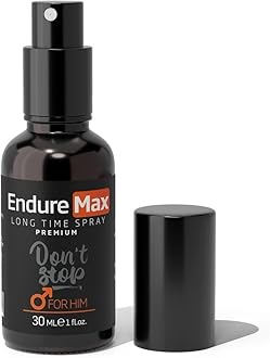 Endure MAX Desensitizing Delay Spray, Clinically Validated to Enhance Duration of Intimacy, Male Climax Control Spray for Men Last Longer in Bed Prolong Climax for Him Novelties,30 ML