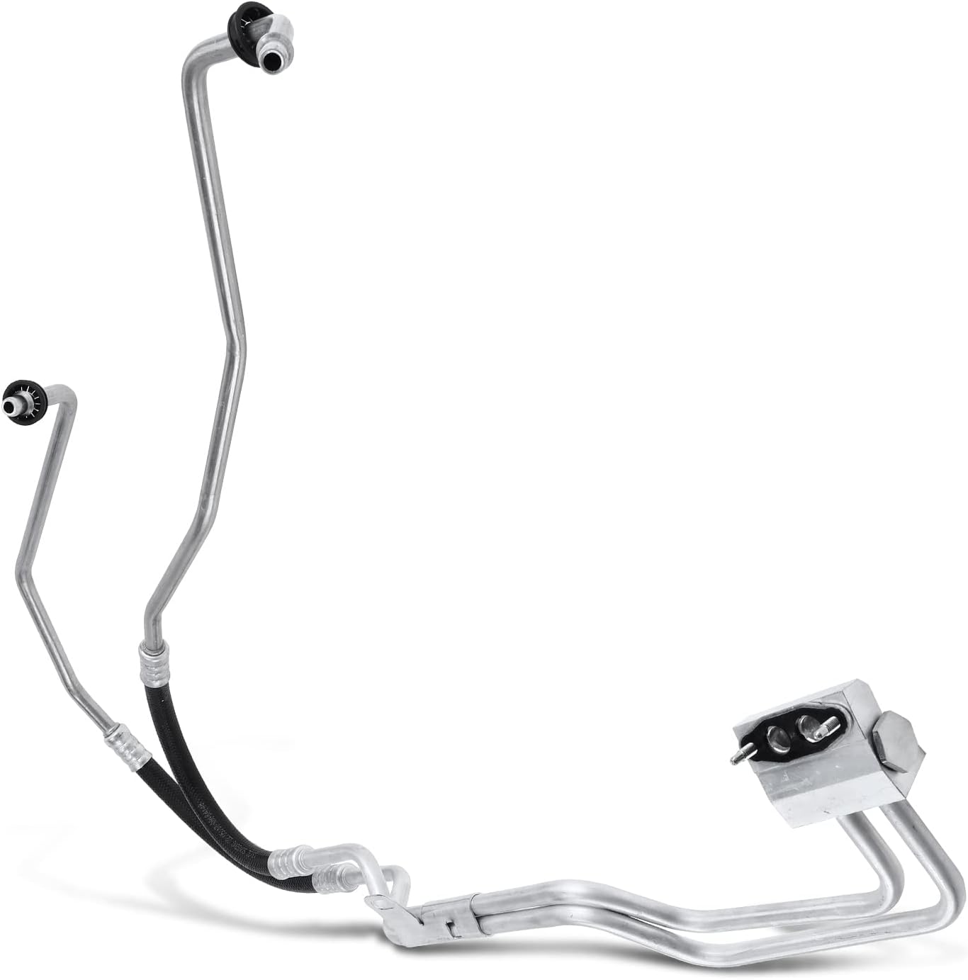 A-Premium Inlet and Outlet Engine Oil Cooler Line Hose Assembly Compatible with Chevrolet Silverado 2500 HD 3500 Suburban 2500 GMC Sierra 3500 HD 6.0L