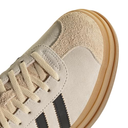 Image of adidas Gazelle Bold Womens Sneaker (Cream Black Gum, 7)