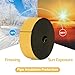 DEMEDO Pipe Insulation Tape, Pipe Wrap Insulation Foam Tape Self Adhesive, Outdoor Water Pipe Insulation Roll for HVAC, AC Line Insulation, 2 inch x 16.5 FT Heat Tape for Water Pipe, Black