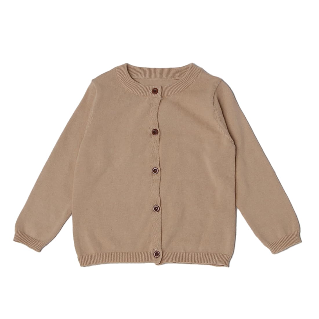 Little Girl Knit Cardigan Sweater - Toddler Button Down School Uniforms Cardigan