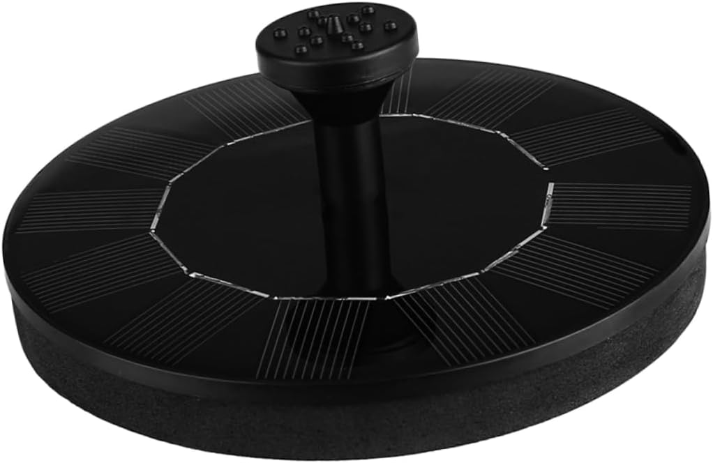 Mobestech Solar Fountain Pump Kit 1 Set Solar Powered Floating Water Fountain for Garden Pool Pond Decor Monocrystalline Silicone Waterproof Features