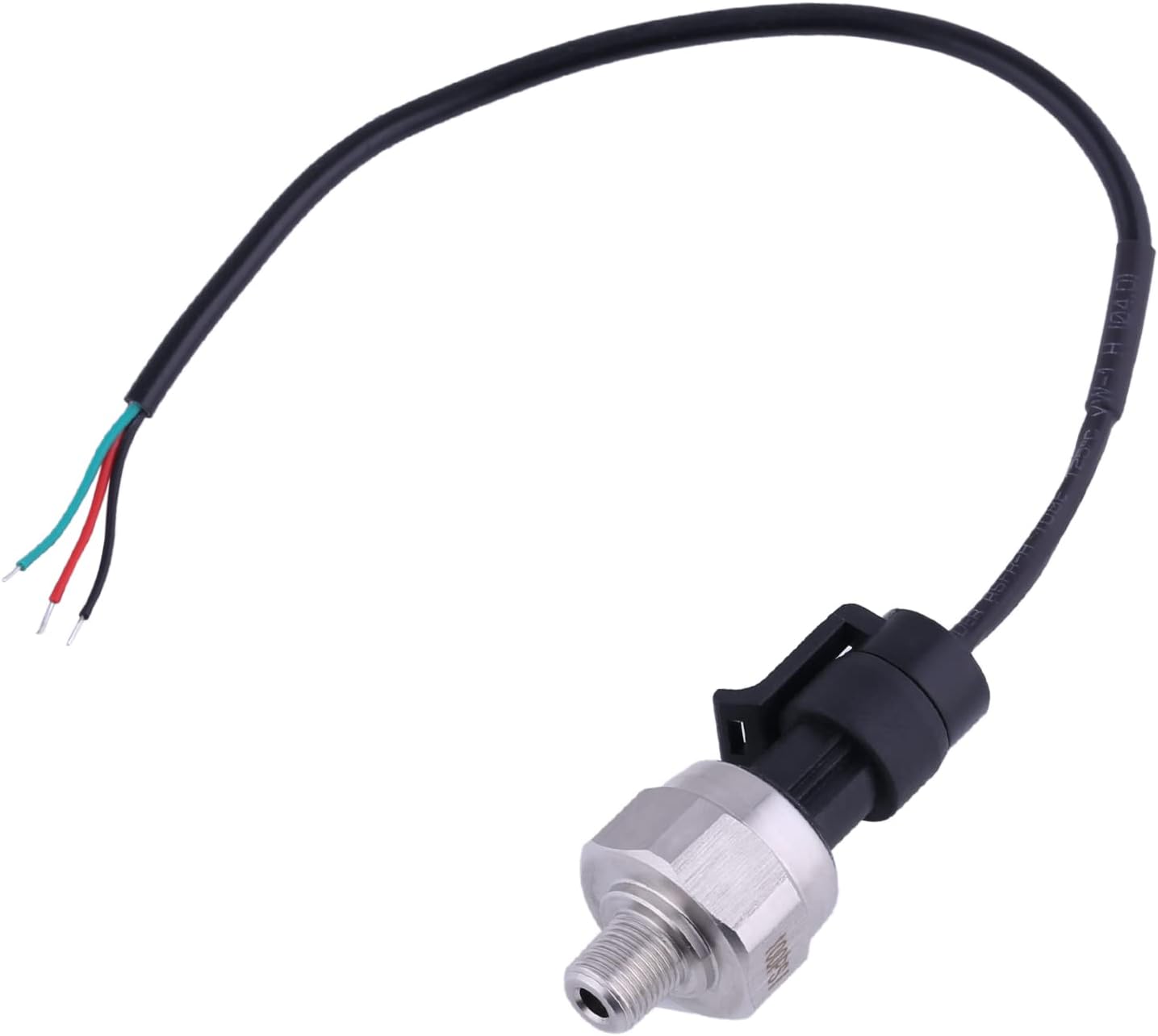 100PSI Pressure Sensor Pressure Transducer Sender Sensor 1/8 Inch Inch-27 NPT Water Pressure Sensor Air Pressure Sensor Fuel Pressure Sensor Gas High Pressure Sensor for Oil