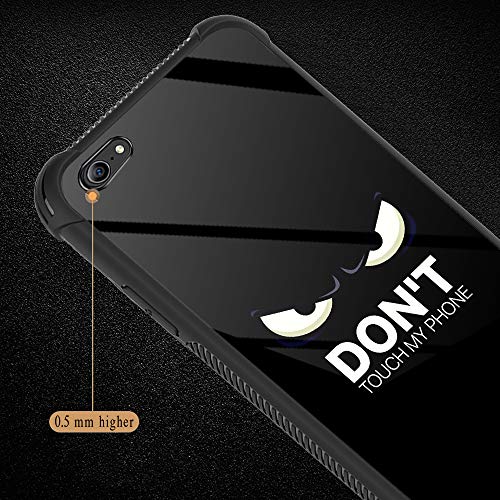 Iphone 6S Case,Dont Touch My Phone Iphone 6 Cases For Boys/Men,Fashoin Design Four Corners Shock Absorption Non-Slip Stripe Soft Tpu Bumper Frame Case For Iphone 6/6S 4.7 Inch Contracted Style #TOP4