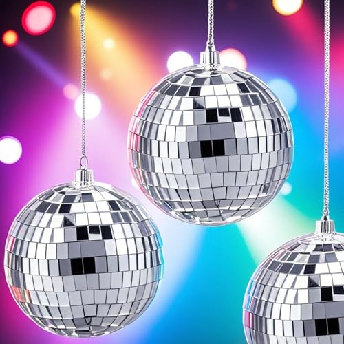 Boules disco de 8 cm pour illuminer une pièce sombre lors d'une fête