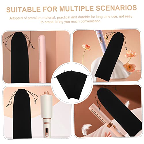 Set de 5 Bolsas Portátiles de Terciopelo para Planchas y Rizadores de Pelo para Uso en Casa y Salón miniatura 3