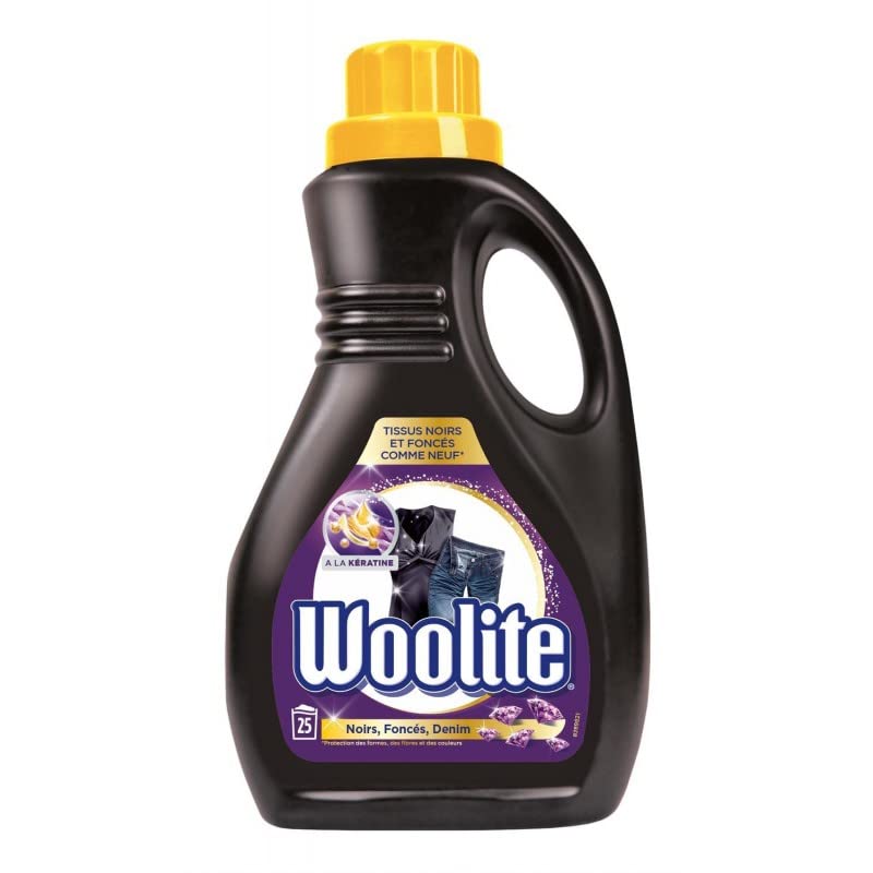WOOLITE – Juego de 3 detergentes líquidos, negro y oscuro, 1,5 l