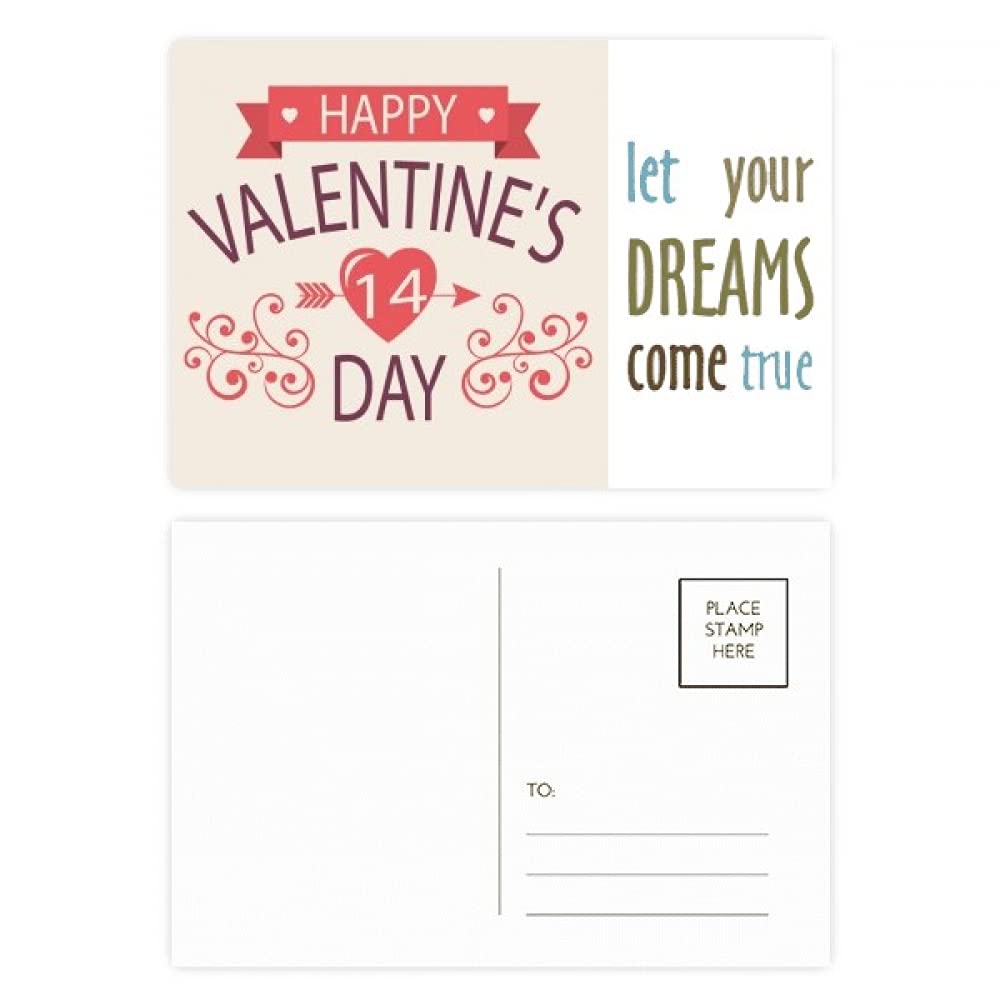 Cartes postales cadeaux Valentin lot de 20 pour accompagner fleurs et chocolats - 4