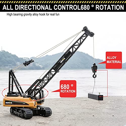 image for Fistone 1/14 RC Truck Crawler Tower Crane Hoist Dragline Die-cast Mode