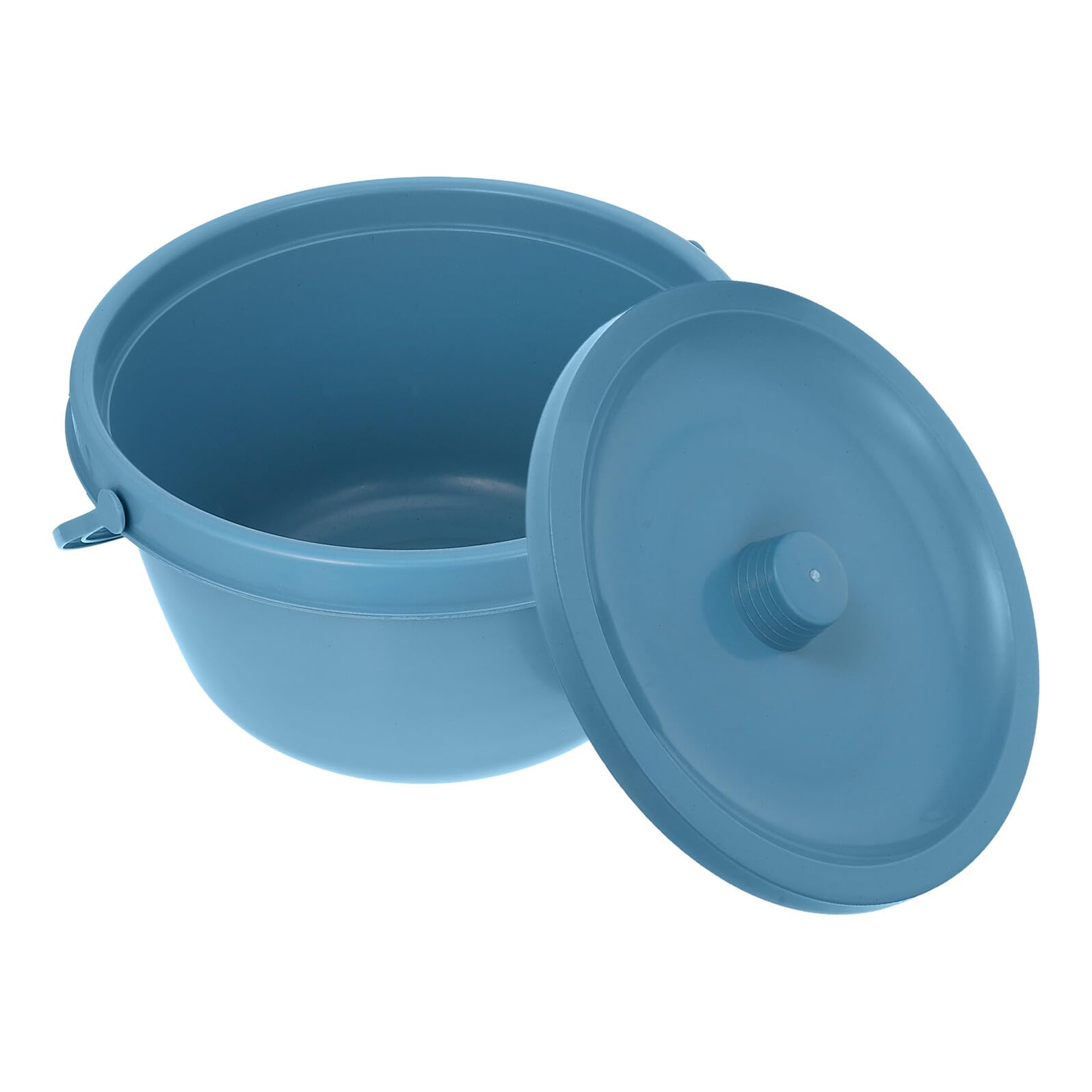 Vaso da Notte Igiene Personale Pratica e Compatta con Sedile Comodo Portatile in Plastica per Anziani e Donne Incinte, Adatto per Uso Bedside e Camping