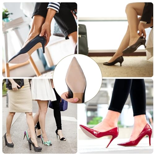 Image of Shoe Sole Protector, Self-Adhesive Bottom Protector for Christian Louboutin Shoe, Sole Protector Replacement for Louboutin Shoes(8'' by 4.5'')