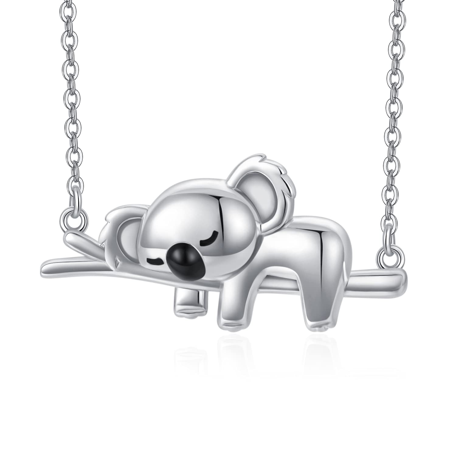 Baby Koala Ciondolo A Forma Di Animale In Argento 925, Perlina Da 4.5mm Per Bracciali E Collane Stile Charm