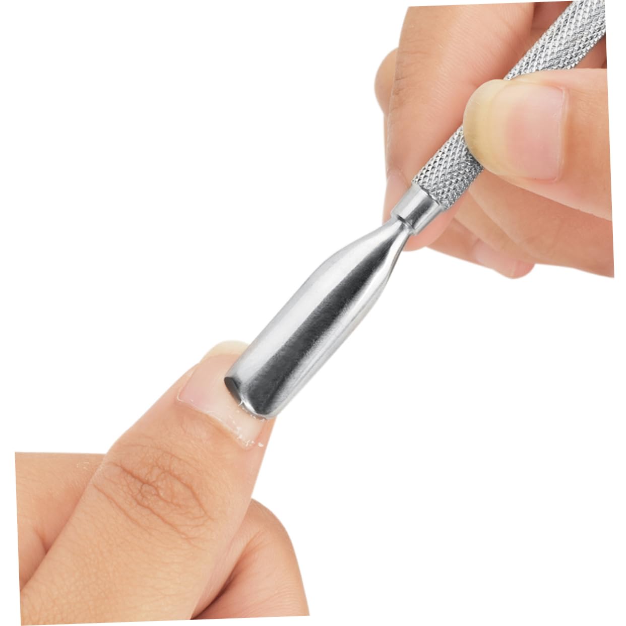 Gogogmee 3 Pcs Nail Cuticle Pusher Trimmer Double-ended Steel Pushers for Dead Skin Removal for Professional Personal Use