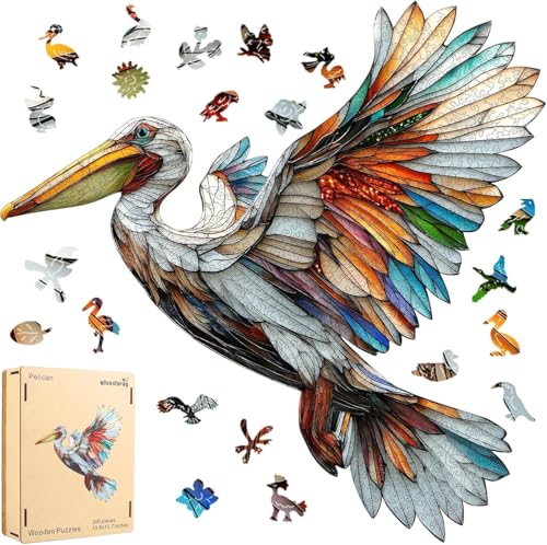Stained Glass Pelican Jigsaw, 200 Pieces