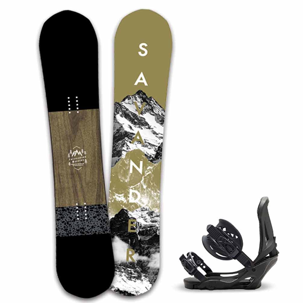 Amazon | スノーボード 板 メンズ 2点 セット SAVANDER サバンダー FM