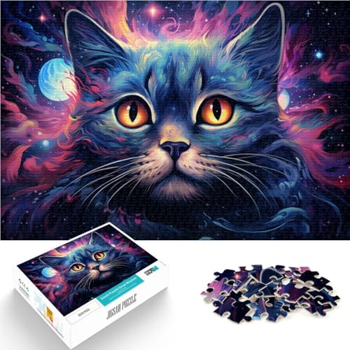 Puzzle para adultos, 1000 piezas, gato siamés, diversión para toda la familia, decoración de pared única, cumpleaños, adolescentes a partir de 14 años, 26 x 38 cm