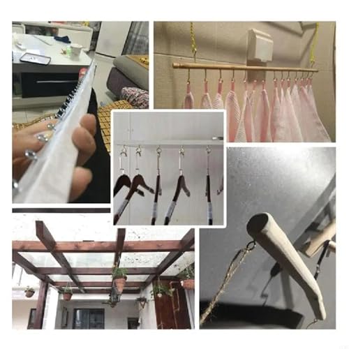 Crochets de plafond anti-rouille pour fixer solidement sans risquer la chute