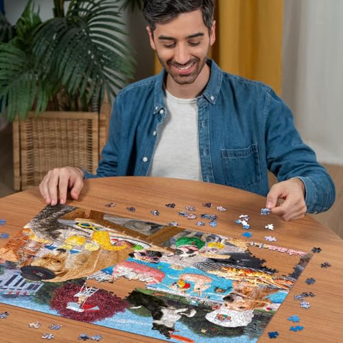 Ravensburger Dog Days of Summer Rompecabezas de 1000 Piezas para Adultos - 12000546 - Herramientas Artesanales, Fabricado en Alemania, Cada Pieza Encaja Perfectamente miniatura 2