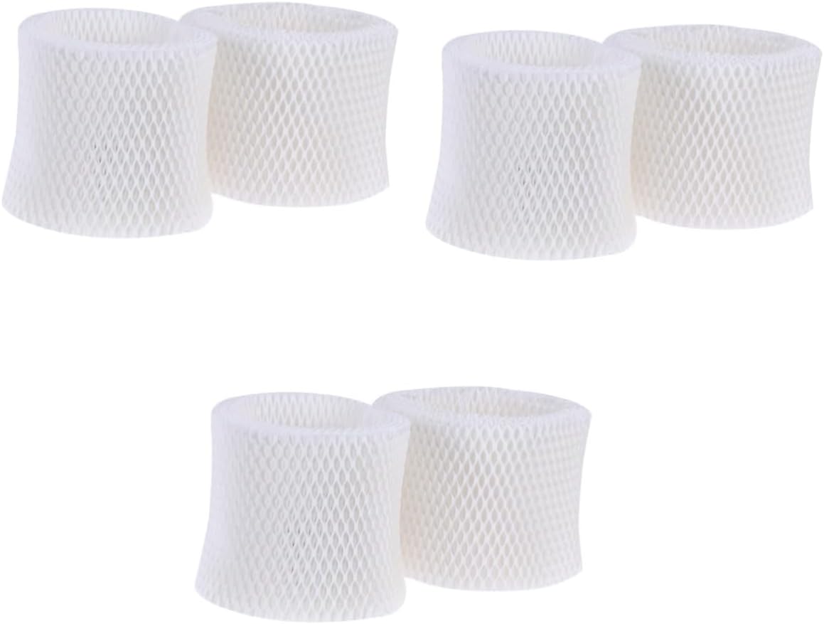 jojofuny 6pcs Replacement Filters Wicking Filters for Cool Moisture Humidifier Fit Models
