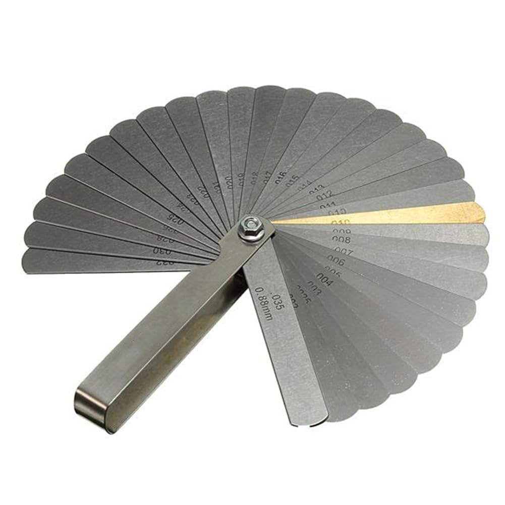 32 Blades 0.04-0.88mm Combination Feeler Gauge Stainless Steel Removable Thickness Measuring Instruments Gauge