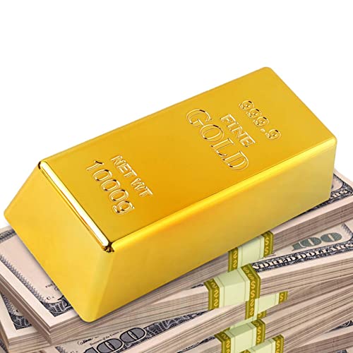 barra ouro falso | Decorações barras douradas falsas para crianças | Barra ouro barras ouro barras o