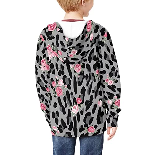 Cozeyat Kids Zip Up Hoodies Coat with Pockets for Boys Girls Long Sleeves Sweat Shirts Casual Jacket,Size S-XL4