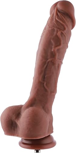 Miniatura 8 de Hismith Consolador de silicona con puño de 8.5 pulgadas para máquina sexual premium con sistema KlicLok, longitud insertable de 8 pulgadas, diámetro