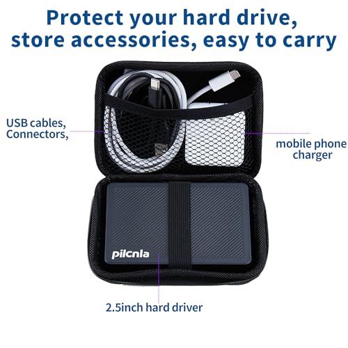 Image of 1TB Ultra Slim Portable External Hard Drive with Carrying Case, USB3.0 HDD Storage for Xbox One X /S, Xbox 360, PS4,PC, Desktop, Laptop, MacBook, Chromebook