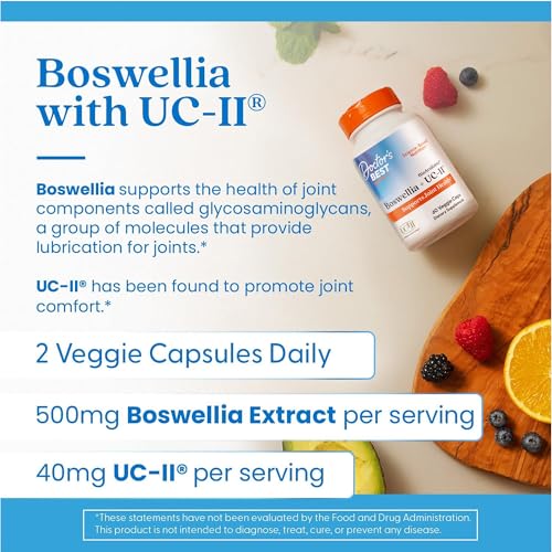 Doctor's Best Boswellia + UC-II Supplement