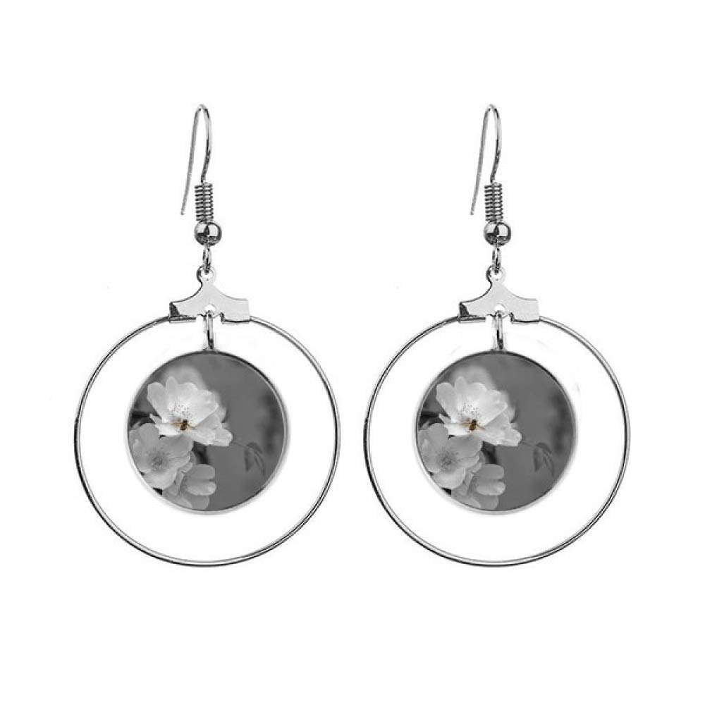 Boucles d'oreilles pendantes fleurs argent, finis les bijoux ternes - 4