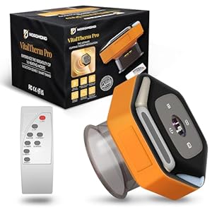 Professional Electric Cupping Therapy Set with Remote – Smart Cupping Massager & Advanced Heat Therapy Cups for Knots, Pain Relief – Cellulite Remover – 16 Gears for Customized Comfort (Orange)