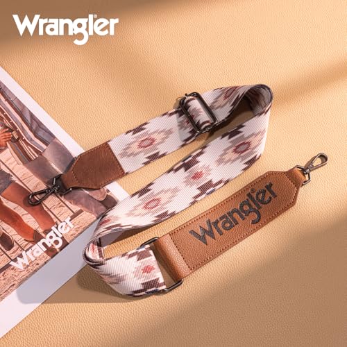 Image of Wrangler Strap Western Purse Straps Replacement Crossbody Handbag Adjustable Aztec Wide Guitar Strap