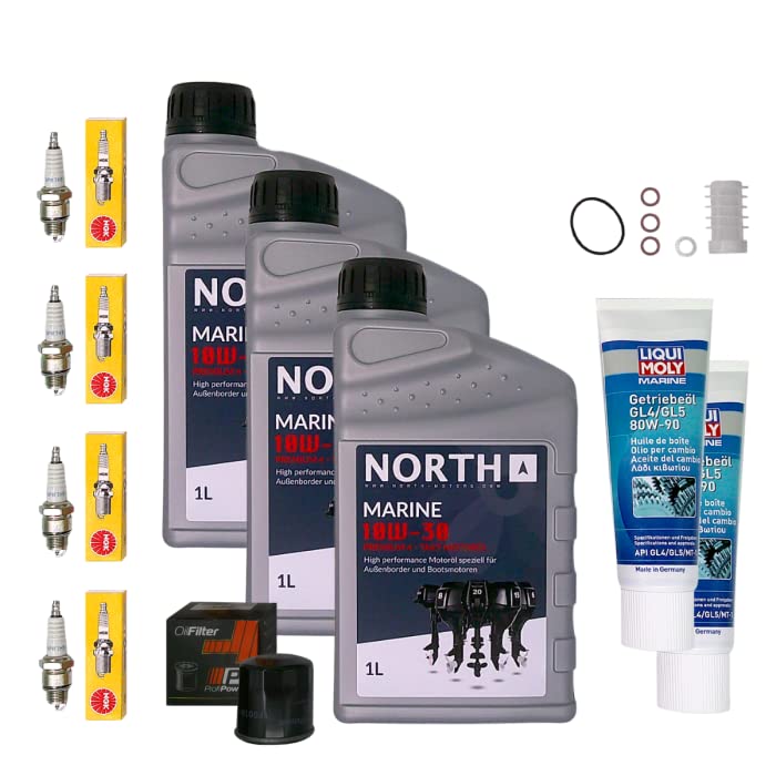 NOARD Wartungs- und Pflegeset I I Für Parsun Boot- und Außenbordmotoren I 50 & 60 PS