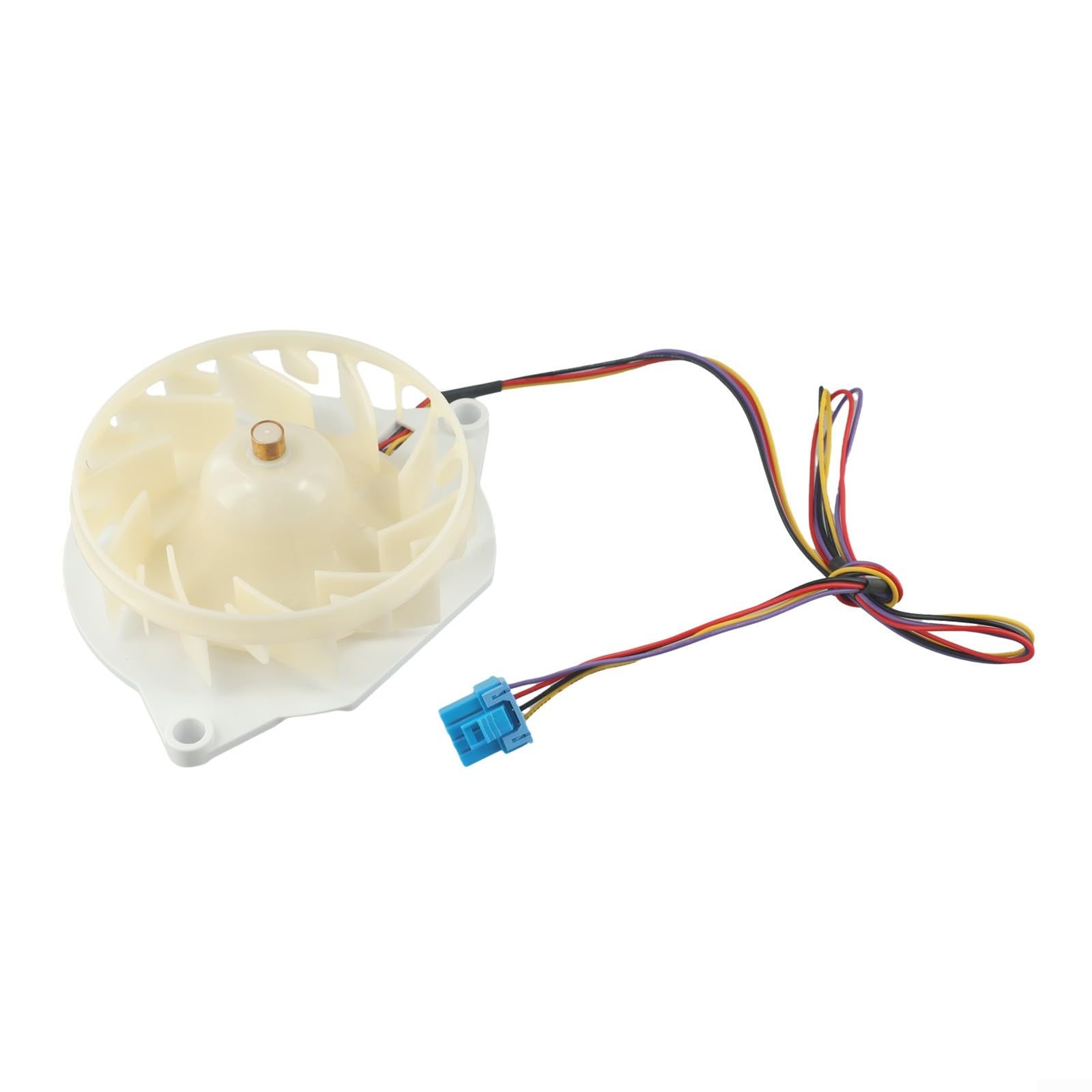 1 paquete de motor de ventilador evaporador de refrigerador de 12 V para EAU64824806 reemplaza la unidad vieja ruidosa restaura la eficiencia de enfriamiento plástico blanco 16 x 16 x 7