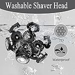 Roziapro Replacement Heads 7D Electric Razor Replacement Heads for Electric Shaver Head Shaver Replacement Heads Bald…