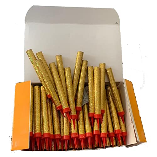 Lot de 240 bougies chauffe-plat magique, fontaine lumineuse, fête, gâteau, 12 cm, catégorie f1