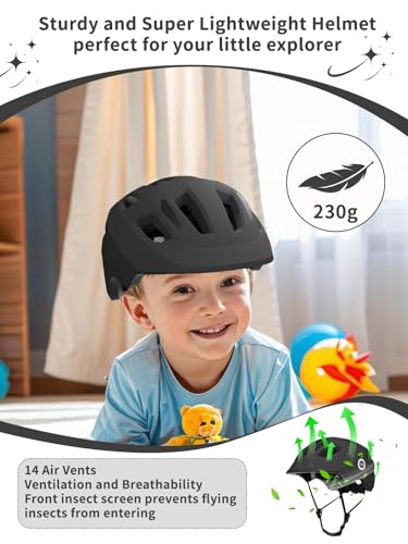 Image of XJD Toddler Helmet Kids Bike Helmet for Infant /Baby Multi-Sport Adjustable Skateboard for Kids Boys Girls Lightweight for Age 1 and Older