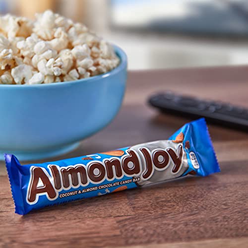 Almond Joy Coconut And Almond Chocolate Full Size, Bulk, Gluten Free, Individually Wrapped Candy Bars, 1.61 Oz (36 Count) #TOP3