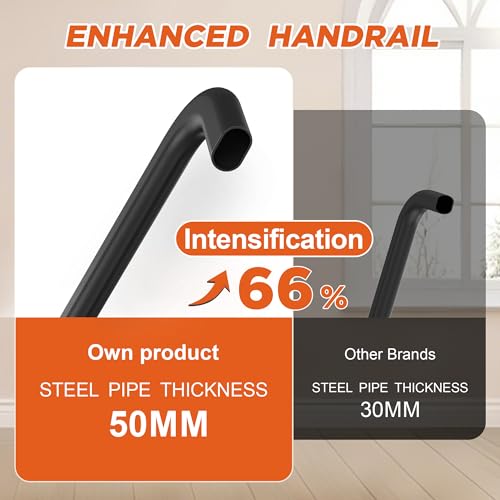 Image of Walking Treadmill for Seniors, Treadmills for Home with Long Handles for Balance, Joint-Friendly Shock Absorption, Smart APP & Heart Rate Monitor, Ideal for Elderly Rehab & Family Workouts