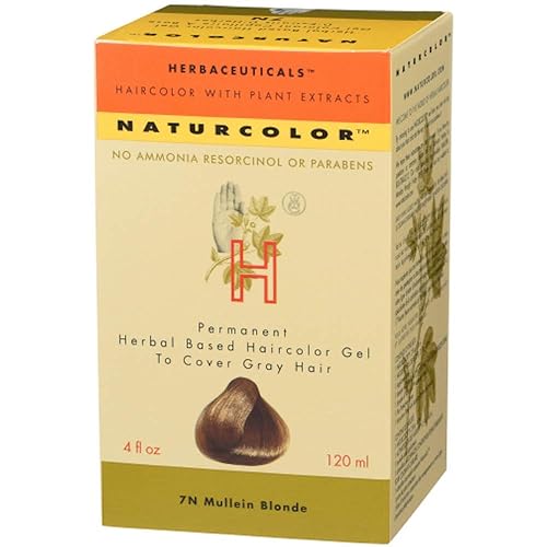 naturcolor - Tinte para el cabello color rubio medio natural 7N Mullein Blonde 408 fl oz 120 ml naturcolor - Tinte para el cabello color rubio medio natural 7N Mullein Blonde 408 fl oz 120 ml