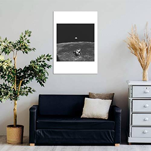 Affiche NASA Apollo 11 Descent le cadeau idéal encadré pour passionné d'espace - 2