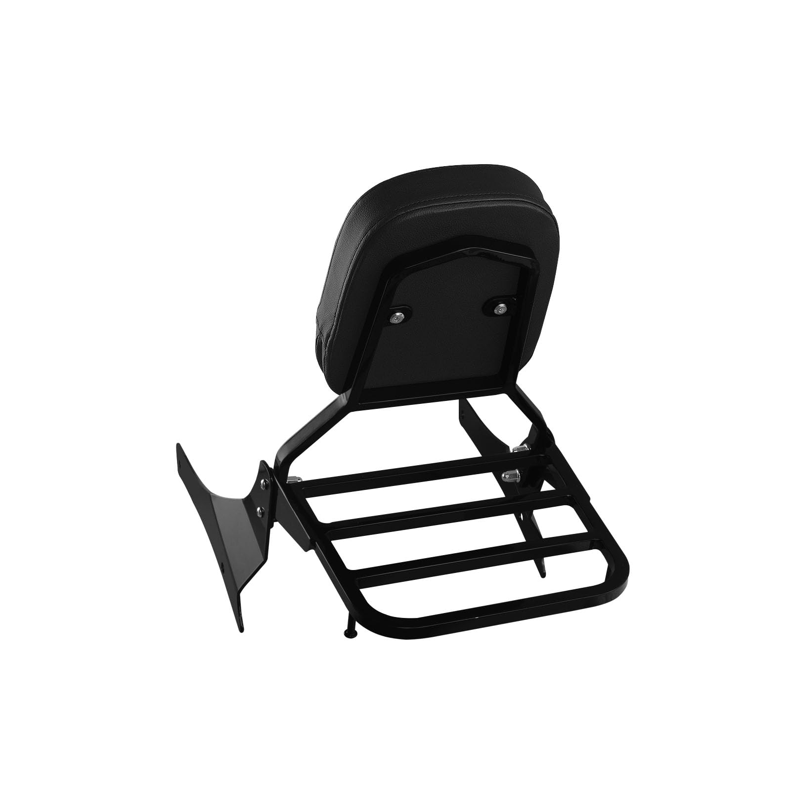 Dosseret Moto Passager Pour Suzuki Volusia VL400 VL800 Boulevard C50 - Coussin Dossier Cuir PU - Sécurité Et Confort